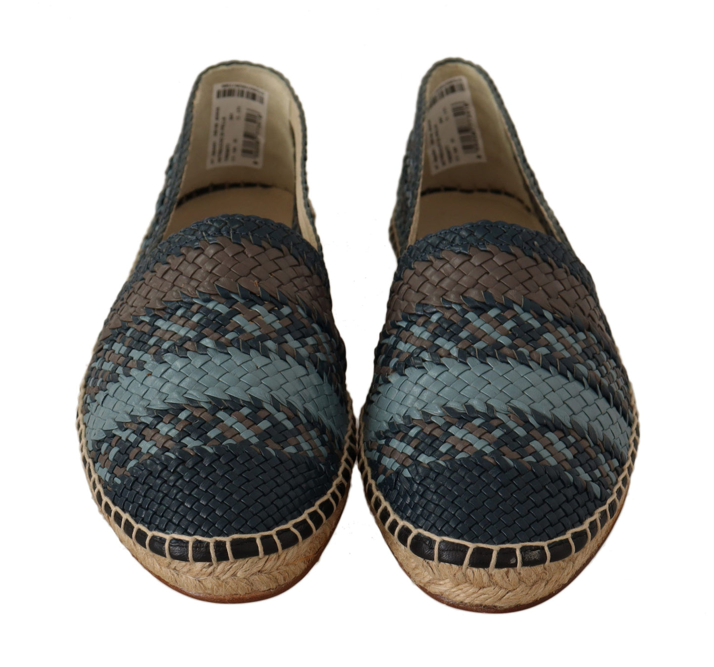 Dolce & Gabbana Elegant Woven Leather Espadrilles