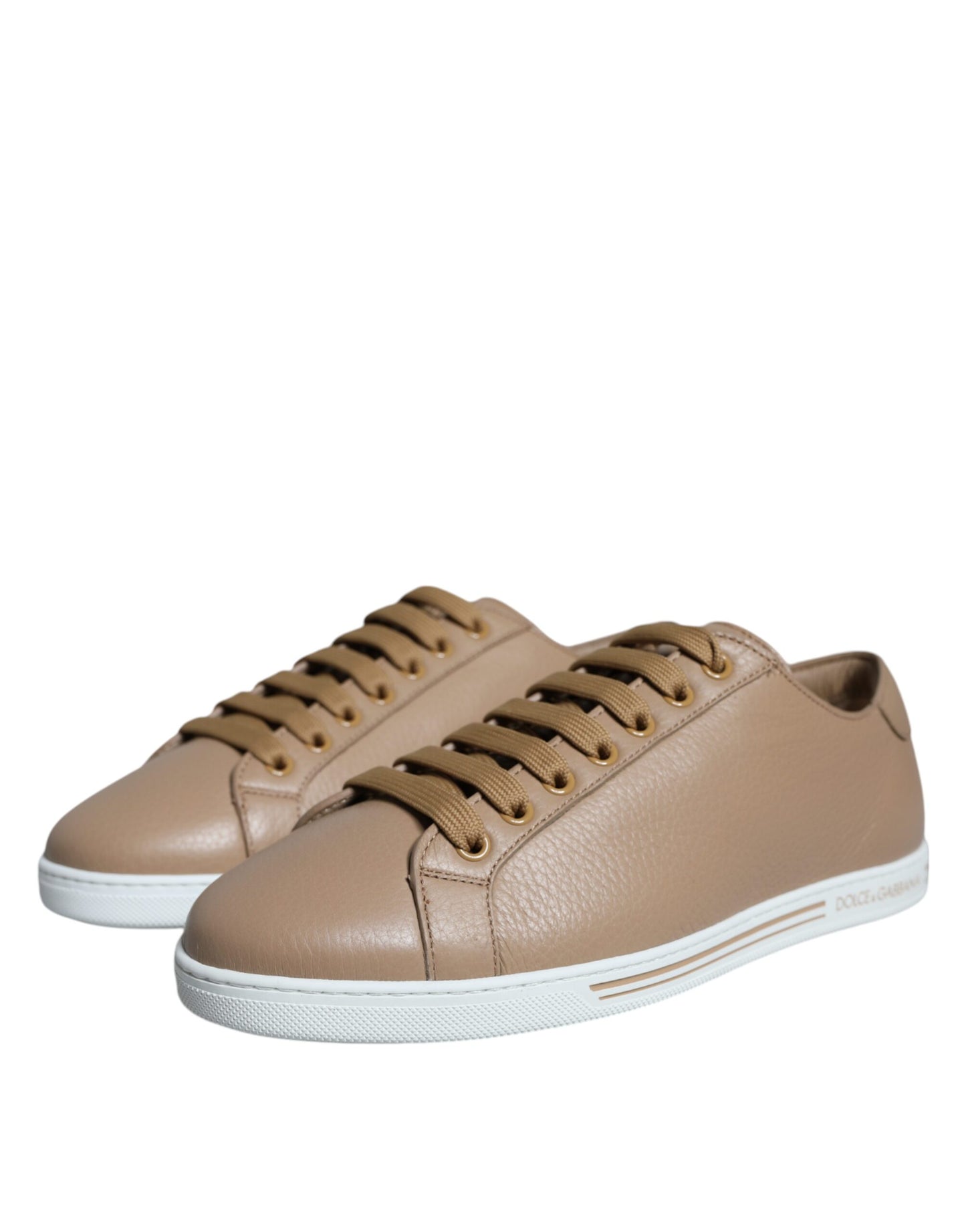 Dolce & Gabbana Brown Low Top Men Saint Tropez Sneakers Shoes