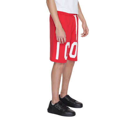 Icon Red Cotton Short