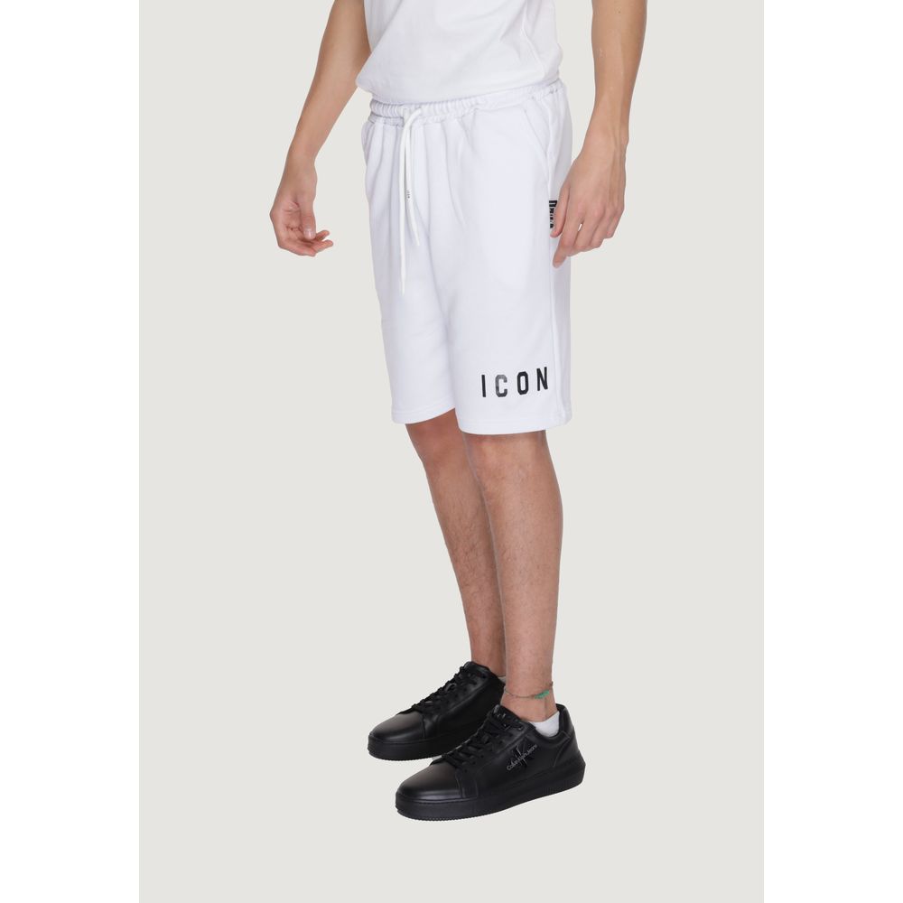 Icon White Cotton Short